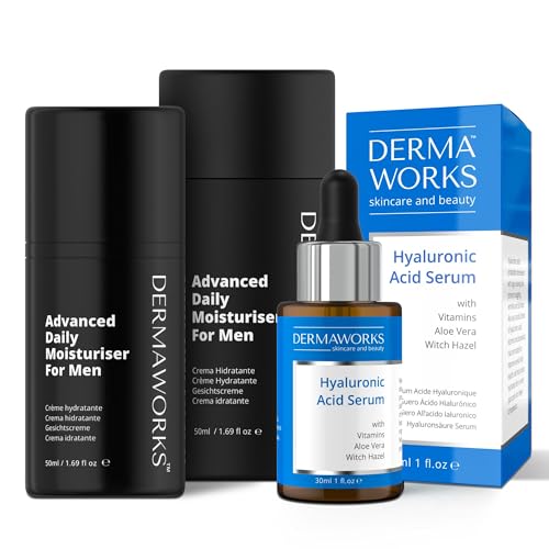 Image of MENS SKINCARE SET 2PC | Hyaluronic Acid Serum + Mens Moisturiser Face