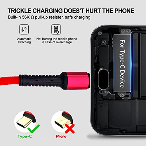 Image of (Tessco GU-339) Smart Data Cable C-Type-Red Color