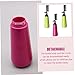 NOLITOY 3pcs Comb Applicator Bottle Hair Dye Tools for Salon Use Easy to Squeeze Hair Coloring Tooth Comb for Home Dyeing and Beauty Treatments