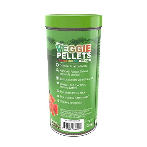 Omega One Super Color Kelp Small Sinking Pellets 8 Ounce (226 Grams) For All Algae Grazers, Freshwater And Saltwater, Made With Fresh Kelp And Spirulina #TOP3