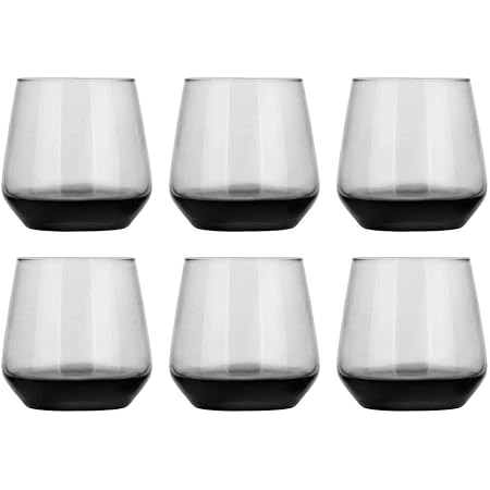 Glasmark KROSNO Trinkgläser Set - 6 Stück 310ml Wassergläser Spülmaschinenfest