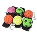 12 pcs Return Rubber Sport Ball on Nylon String with Wrist Band for Exercise or Play