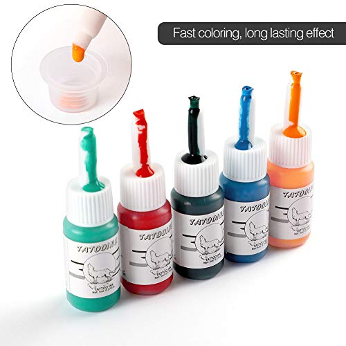 Tatooine Tattoo Ink Set 20 Colors Professional 5Ml Tattoo Supply Tattoo Ink For Skin, Professional Painting Pigment Kit For Tattoo , Beauty Skin Care Tattoo Body Art #TOP3