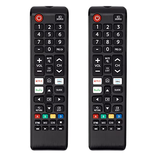 【Pack of 2】 Universal Remote for Samsung TV Remote, Replacement Compatible with Samsung Smart TV, LED, LCD, HDTV, 3D, Series TV1