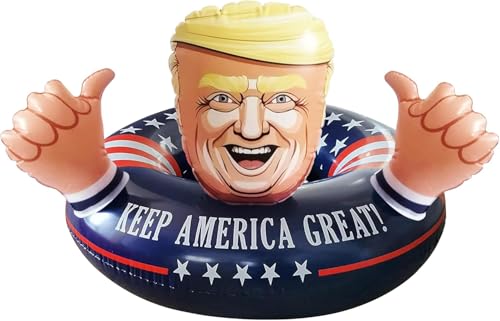 NinoStar MAKE SUMMER Time GREAT AGAIN - with Donald Trump, American Pool Float #TrumpFloat