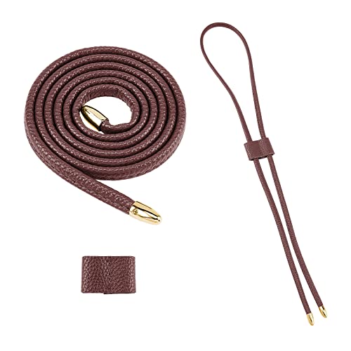Sangle de sac seau avec cordon de serrage marron lot de 2 pièces de 101 cm