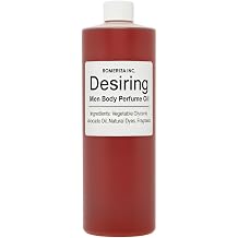 ROMERIZA INC. 16 Fl Oz Desiring Body Oil For Men Perfume Oils Long Lasting Perfume Oil Essential Oils For DIY Soap Making Scents Multi Use Oil Daily use Natural Fragrance, Gifts