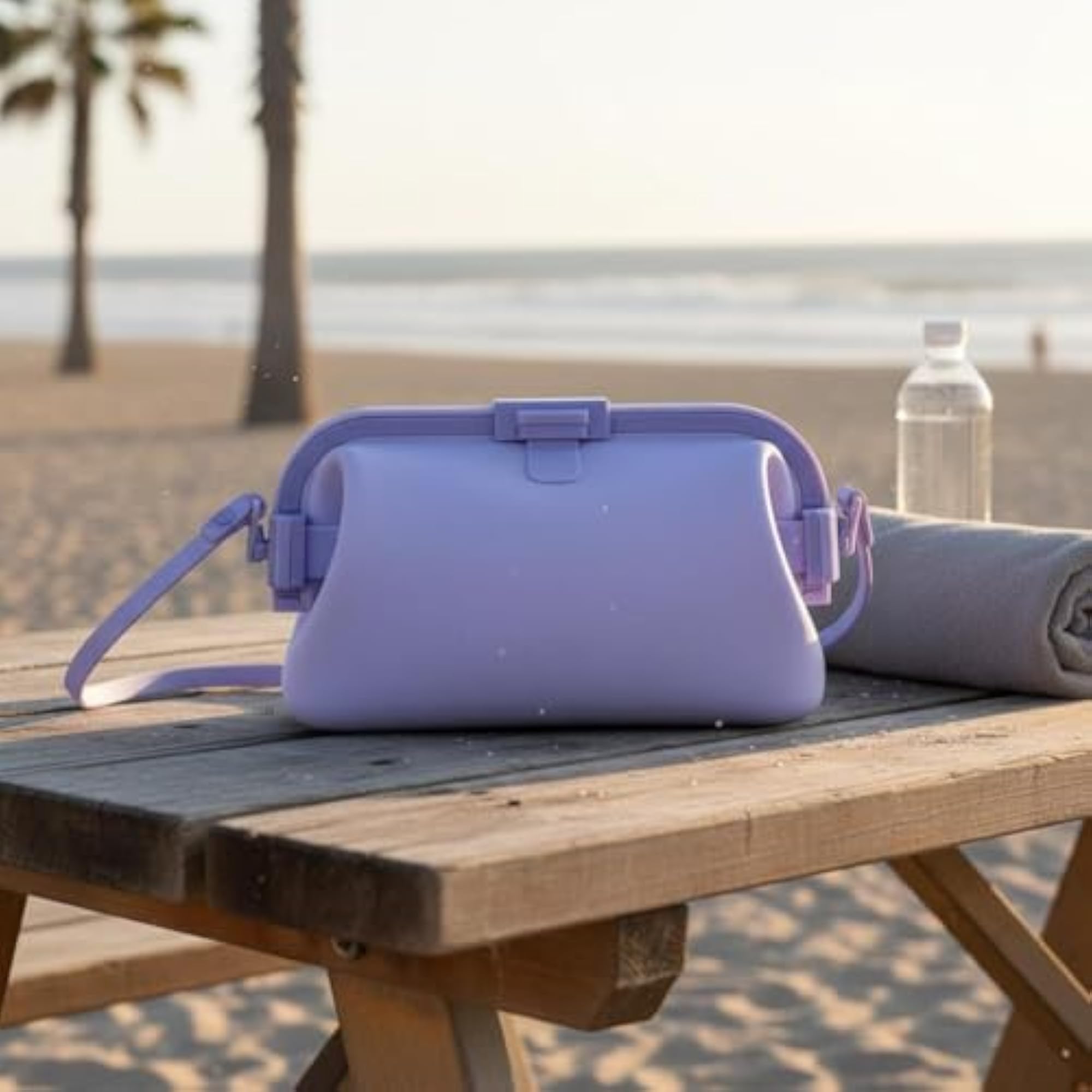 Foldable Swim Storage Bag Waterproof Silicone Bag