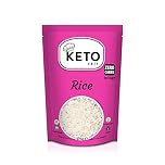 Keto Chef Paleo Friendly Slim Rice - Konjac Flour Instant Vegan Rice, Free-From, Shirataki, Contains Zero Carb & Sugar, Low Calorie Healthy Diet Food, Ready to Eat | Pack of 12 (270g)