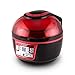 KLARSTEIN VitAir Turbo Hot Air Fryer, Reduced-Fat Frying, Baking, Grilling and Roasting, 9.6 qt Cooking Chamber, Rotisserie, 1400 Watts Halogen, Up to 450 F, Red