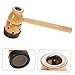 OUNONA Wooden Moxibustion Burner Box for Abdominal Therapy Smokeless Moxa Stick Holder Creative Acupuncture Heat Pack for Home Use