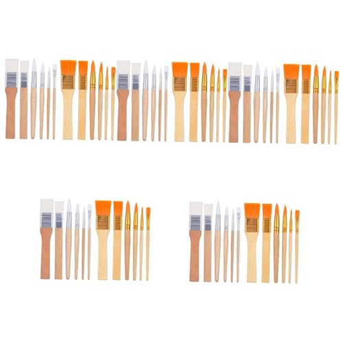 Tofficu 5 Juegos Cepillo Cepillo Pintura De Carteles Hacer Co Lindo Estacionario Pinceles para Pintar Pinceles Artesanía Decisión Real Adulto Miniatura Bien Nylon 12 Uds * 5