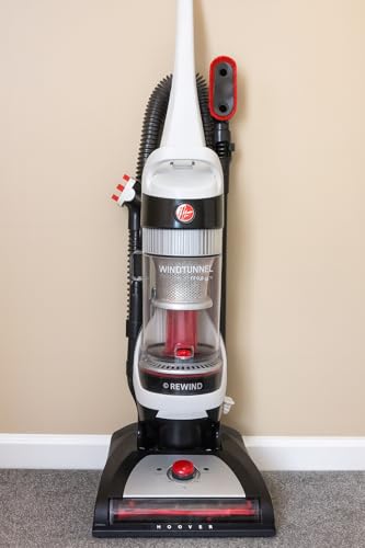 Image of Hoover UH71320VFR WindTunnel Bagless Pet Upright Vacuum Cleaner - White - Refurbished