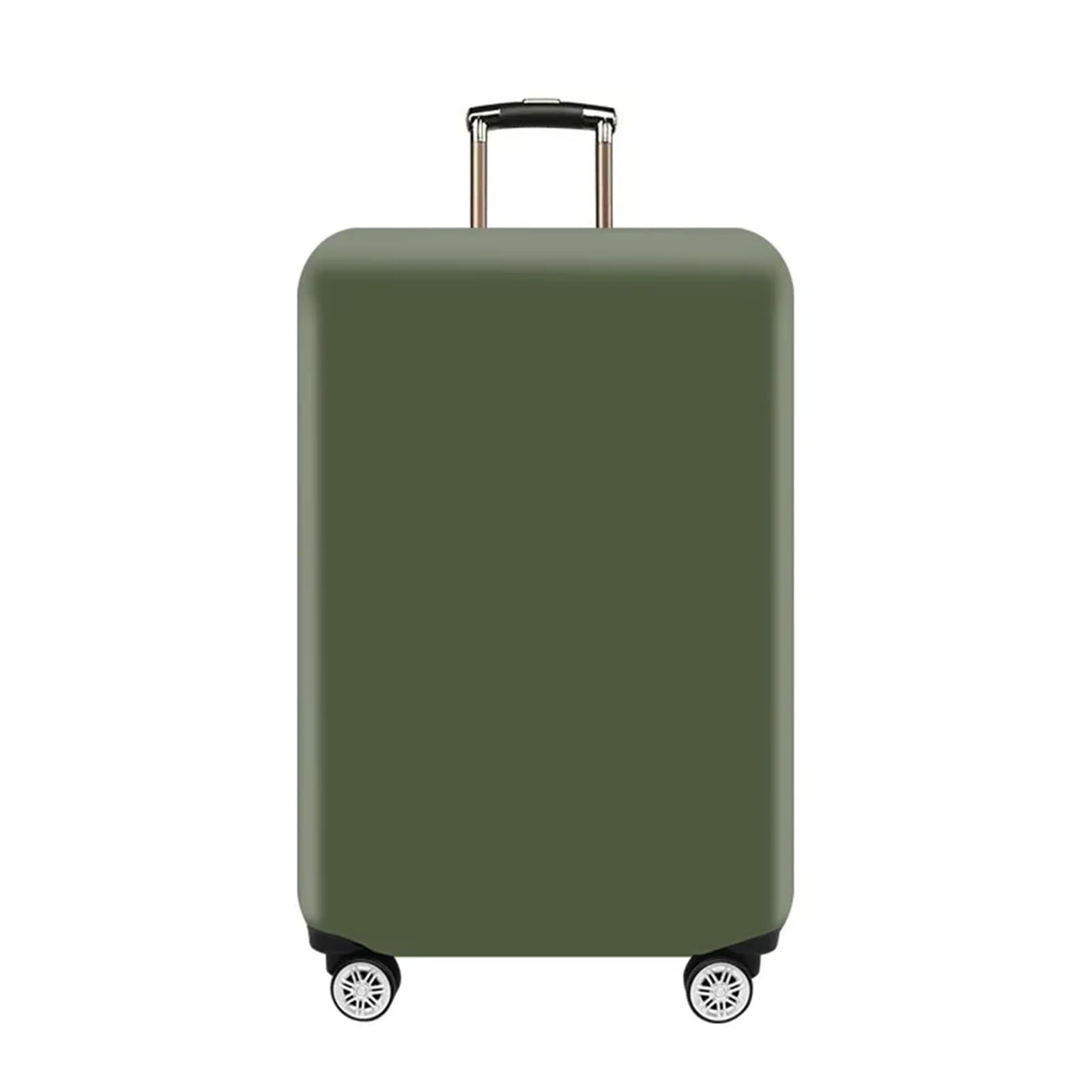 2 stücke Dicke Elastische Feste Gepäck Schutzhülle Zipper Anzug for 18-32 Zoll Tasche Koffer Abdeckungen Trolley Abdeckung Reise Zubehör(Green,M 22-24 inch)