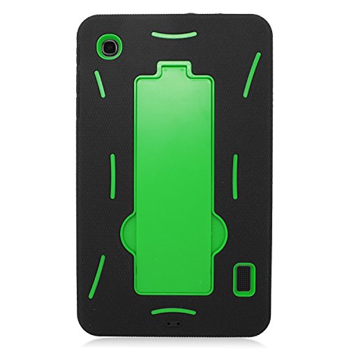 Eagle Cell Hybrid Armor Protective Case with Stand for Alcatel OneTouch Pop 7-Inch Tablet (PAACTLPOP7ZZ0GRBK)