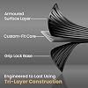 TuxMat - for BMW X5 5-Seater 2019-2026 Models - Custom Car Mats - Maximum Coverage, All Weather, Laser Measured - This Full Set Includes 1st and 2nd Rows