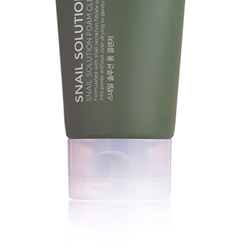 Snail Solution Foam Cleanser nettoyant visage bave escargot Corée 150g - 2