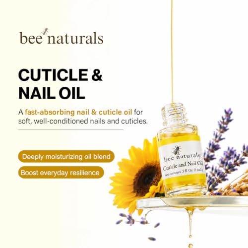 Bee Naturals Nail & Cuticle Oil 0.5 oz - Heals Cracked Nails & Rigid Cuticles. Deep moisture for nails and cuticles. Contains rich avocado and castor oils. Massage into nails and cuticles. - photo 4