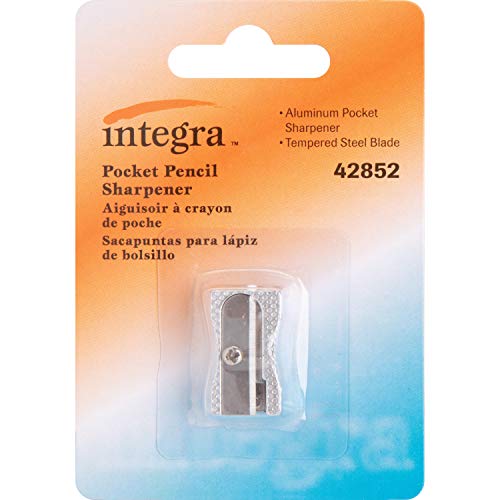 Integra Aluminum Pocket Sharpener, Steel, Silver (Ita42852) #TOP2