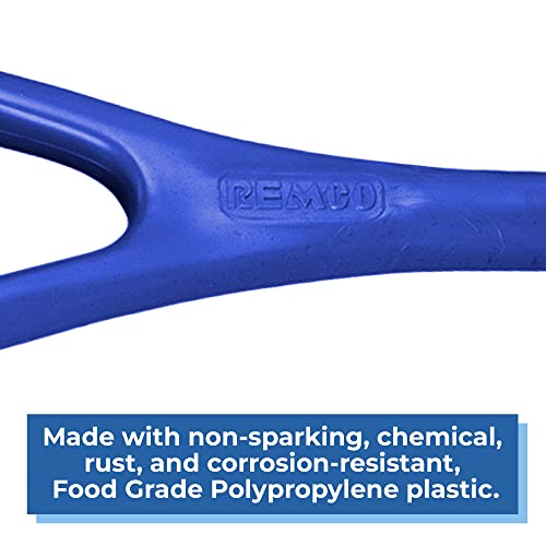 Remco 69823 Seamless Hygienic Shovel - BPA-Free, Food-Safe, Commercial Grade Kitchen and Gardening Accessories, 14", Blue