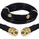 Paket enthalten: 1 Stück 5 Meter RG58/U SMA stecker zu SMA stecker koaxial kabel