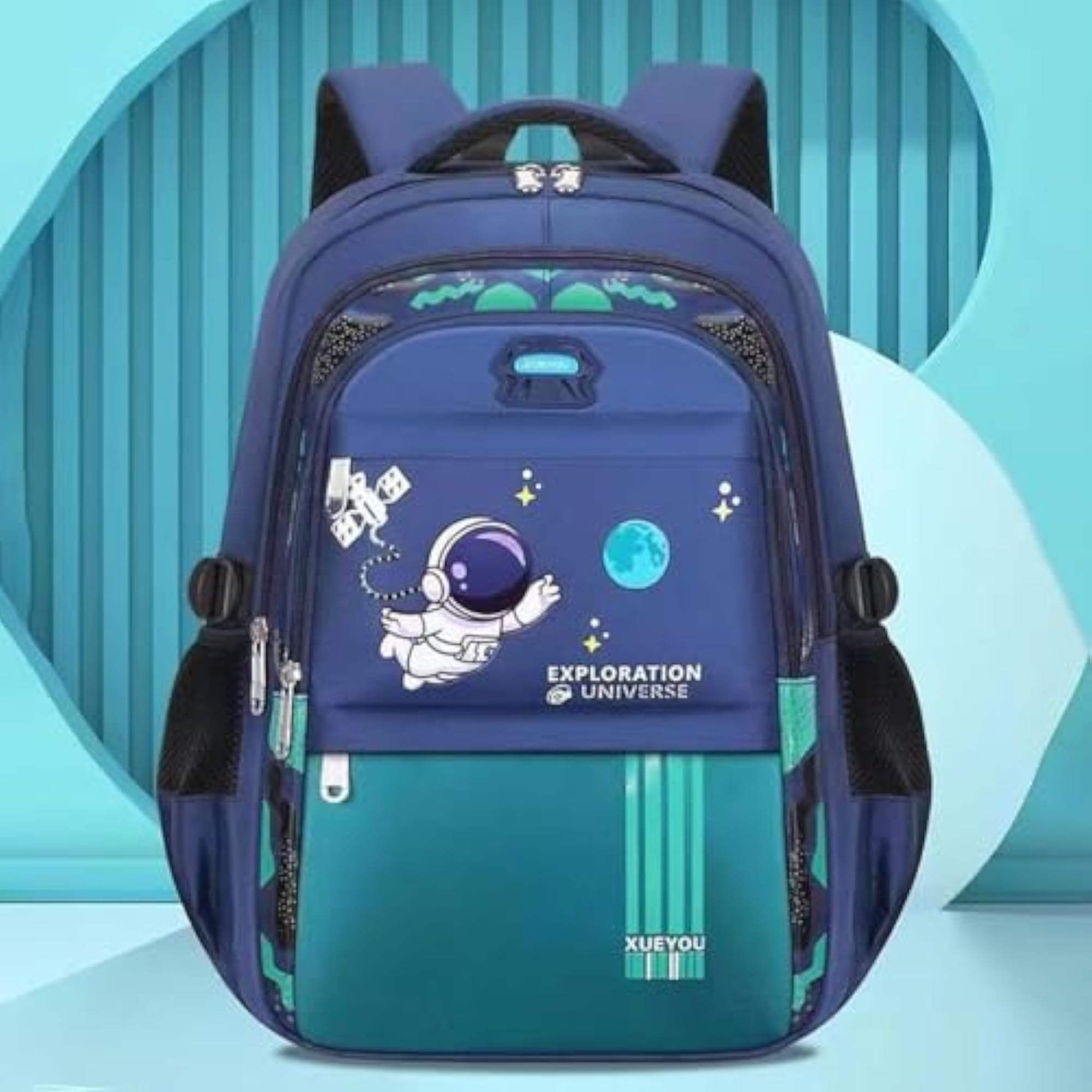 Astronaut Unisex Water Resistant College Travel Backpack