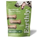 Earthbones Dental Chews for Dogs 10-20lbs, 30 Bones