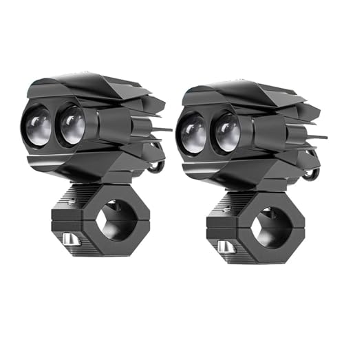 �ɓK������R1200GS�p �ɓK������F800GS�p K1600 25W �I�[�g�o�C���C�g LED�X�|�b�g�h���C�r���O�����v �t�H�O�����v DRL �I�[�g�o�C�⏕�� �g���C�g �o�C�N�pLED�⏕�� �I�[�g(2Pcs Style C)