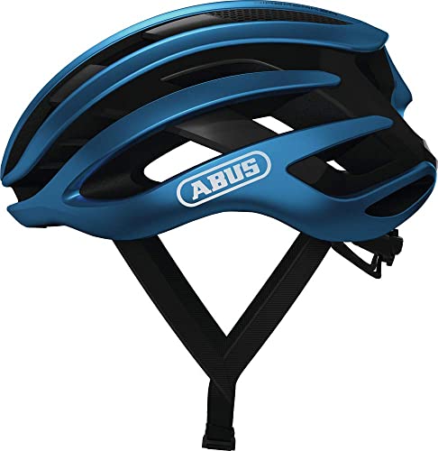 ABUS AirBreaker - Casco de bicicleta contrarreloj de alta gama para ciclismo deportivo profesional - Unisex, para hombre y mujer - Azul, talla M