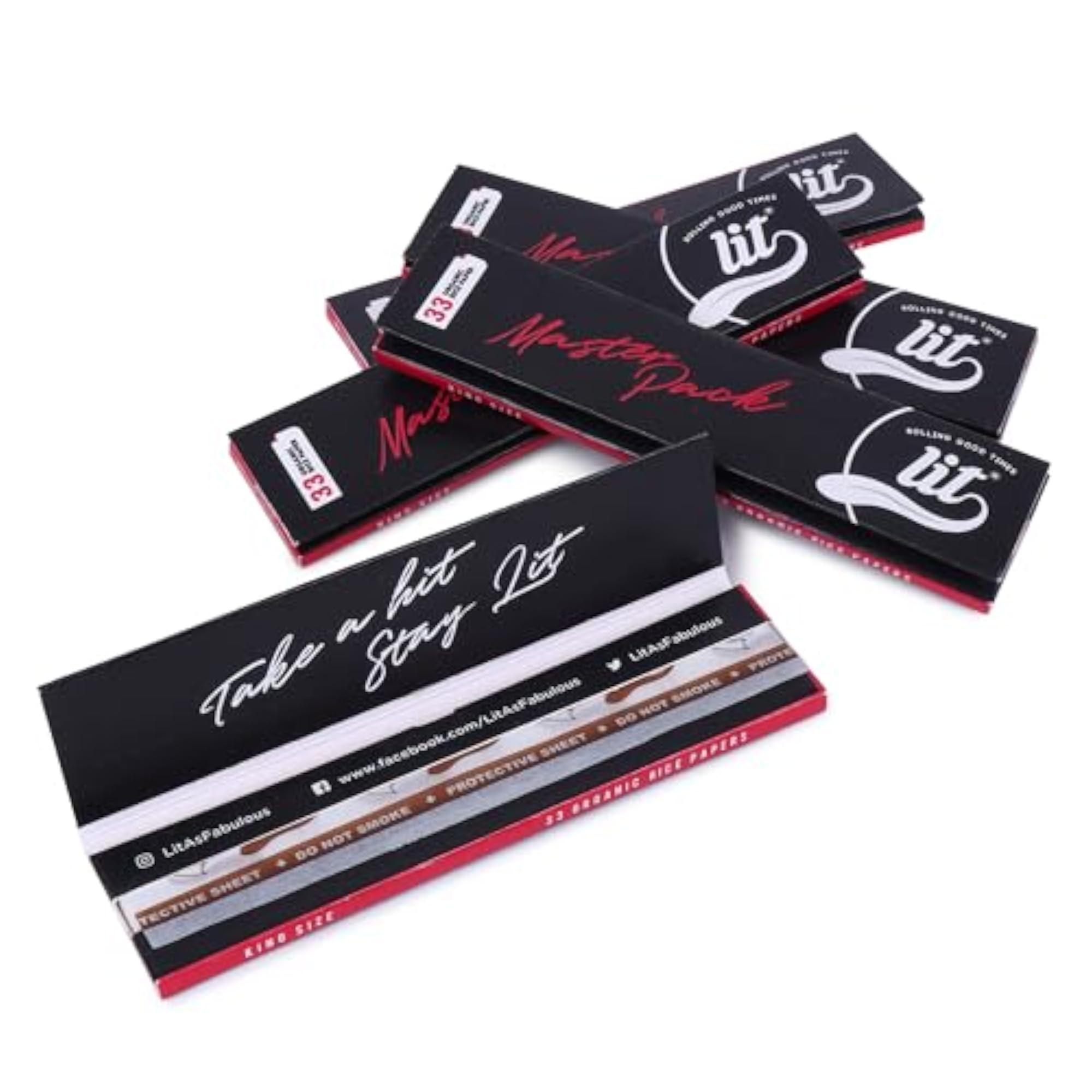 Master Pack King Size Ultra Thin White Rolling Paper