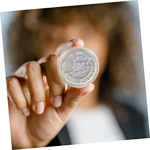 200 piezas caja organizadora para monedas acrílica miniatura 4