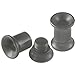 6G 6 gauge Black PVD Coated Steel Double Flare Internally Threaded Tunnel Plug AFCI Ear Stretching Stretchers Piercing 2Pcs