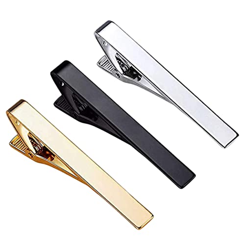 Clips para corbatas de hombre Beavorty: juego de pasadores clásicos para trajes elegantes