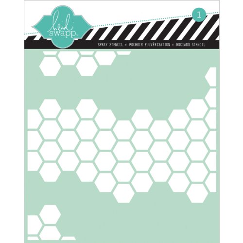 Heidi Swapp Honeycomb Stencil, 6 da 15,2 cm