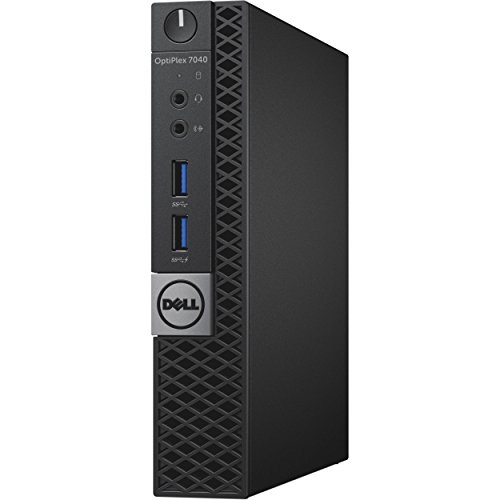 Image of Dell Optiplex 7040 Micro Tower, Intel Core 6th Generation i3-6100T, 8 GB, 128 GB SSD, WIFI, Windows 10 Pro (Renewed)