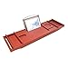 Produktbild Bathtub Trays Ausziehbarer Bambus-Badewanne Tablett, Erweiterbare Badewanne Tablett Mit Lesegestell, Tablet-Halter, Handyablage Und Weinglashalter