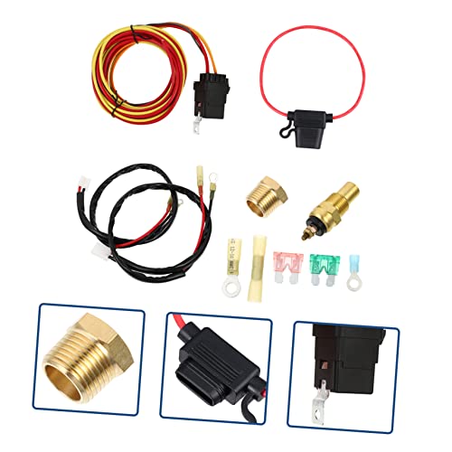 CIYODO 1 Conjunto De Instalação De Veículo Dual Hardware Misto Eletrônico Ventilador De Carro Refrig