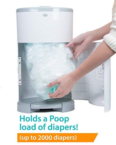 4 Pack Diaper Refill Liners - Compatible With Dekor Classic Regular Size Pail- Disposable Diaper Pail Liners Hold Up To 2000 Diapers – Baby Scented Refills With Bamboo Charcoal Smell Eliminator Bags #TOP3