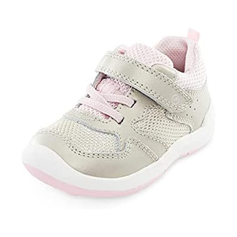 Stride Rite Girls SRT Winslow Athletic Sneaker, Champagne, 7 Toddler Cover