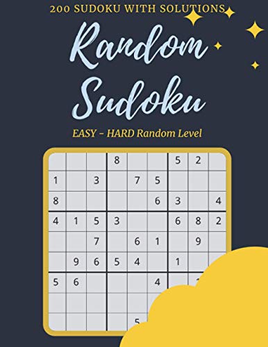 Random Sudoku Easy To Hard: Random level tons of Challenge and Fun for your Brain!