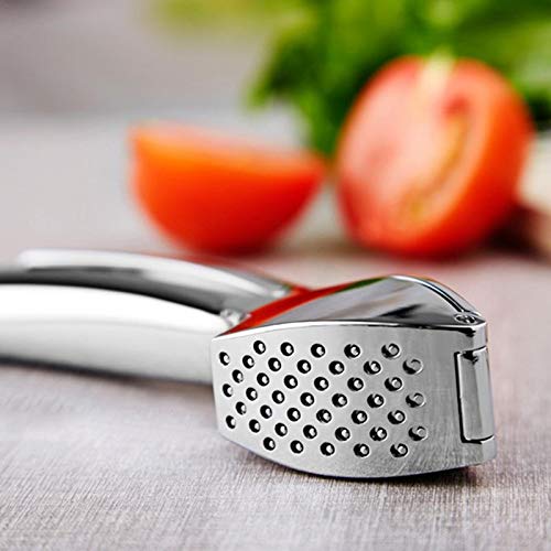 Garlic Press Mincer Chopper Utensil Kitchen Crusher Presser Pefect for Mince Cloves and Ginger