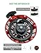 YAMAKATO GX160 Pull Start Assembly w/Recoil Starter Rope for Honda GX200 GX120 Pull Cord Replacement Red 28400-Z0T-003ZB 28400-ZH8-023ZB 28400-Z4M-305ZB