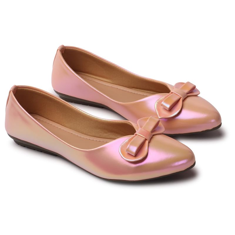 Xnx Footwear Womens Fashion Mesh Solid Casual Ballet Flat Comfortable Sole Bellies, (Color:-Pink, Size:-3) (B0CMXK3844) Amazon Price History, Amazon Price Tracker