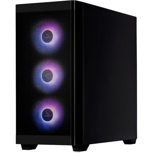 Image of Velztorm Pilum Gaming Desktop PC (AMD Ryzen 7 5700X, GeForce RTX 5060, 16GB DDR4, 1TB PCIe SSD, 120mm AIO, 750W PSU, RJ-45, 1 Display Port, HDMI, Win 11 Home)
