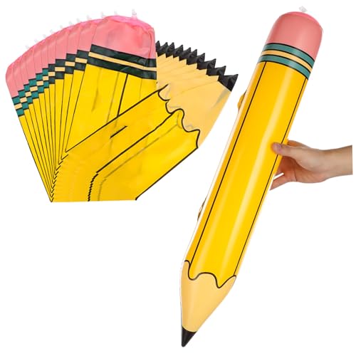 Crayons gonflables géants réutilisables pour décorer une salle de classe facilement