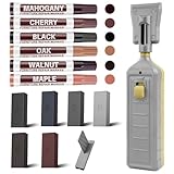 Laminate Floor Repair Kit -6PCS Vinyl Floor Wax with 6PCS Wood Touch Up Marker Restore Any Scratches, Stains, Cracks, Hole for Floor, Door, Cabinet