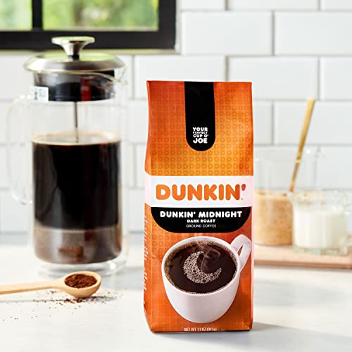 Dunkin' Ground Coffee, Dark Roast, 11 Ounce (Pack Of 1) #TOP5