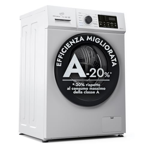 Daya DSW81225M15A2, lavatrice a carica frontale, classe A-20%, 8Kg, 1200