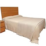 Versátil: Perfecta como colcha verano cama 150 e invierno , como colcha de verano cama 135 y primavera, para cama de 105 y como edredones cama de 90. Colcha reversible de elegante patrón espiga