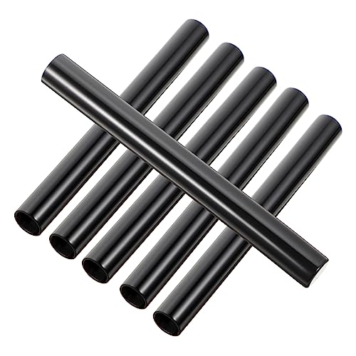 OSOLADY 6pcs Nail Pen Cap Nail Builder Gel Electric Nail Drill Nail Kit Glue Machine Pens Stamper Stickers Cuticle Tip Holder Corrector Nails Tool Manicure Applicator LED Acrylic Black